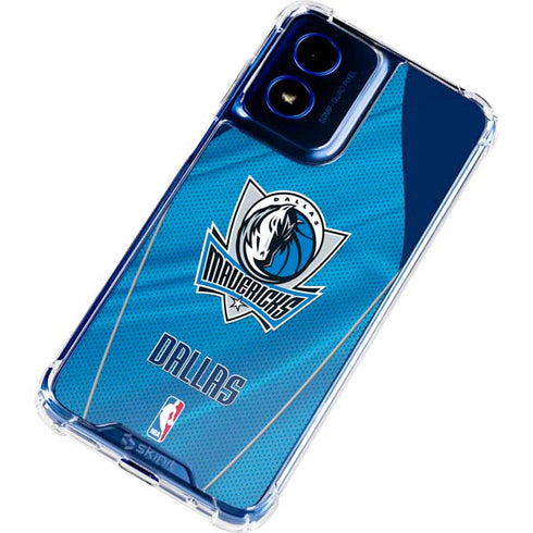 NBA Dallas Mavericks Jersey Moto G 5G (2024) Clear Case